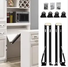 [SKU00000020] Furniture Desk Telescopic Retractable Slide Concealed Invisible Cabinet Guide Extending Dining Hinge Folding Set Table Mechanism